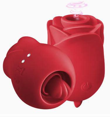 Rose and Tongue 2 in 1 Adult Sex Toys