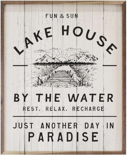 Fun and Sun Lake House Whitewash