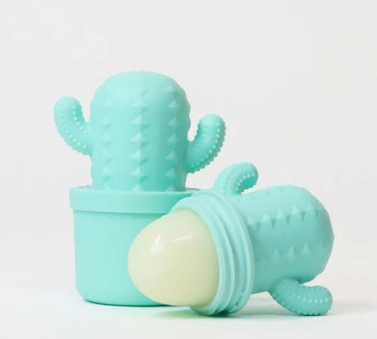 158907214409 Teal Cactus Lip Balm