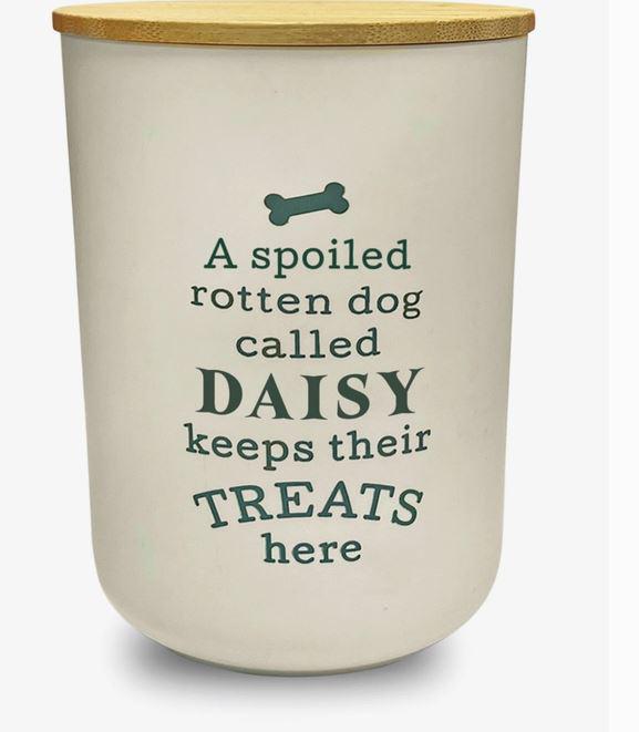 Dog Treat Jar Daisy