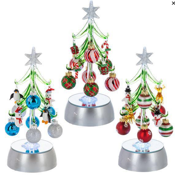 Light Up Christmas Tree with Ornaments - Winter