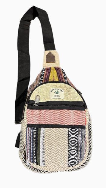 Hemp / Cotton Side Crossbody Bag