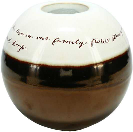 Family - 4.5" Decorative Tea Light Holder