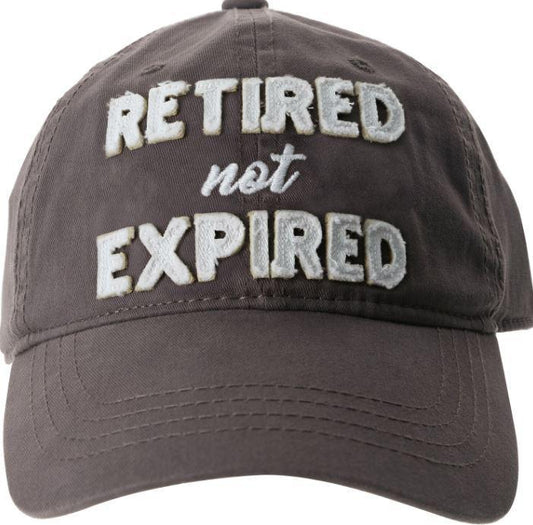 Not Expired - Gray Adjustable Hat Adjustable Hat