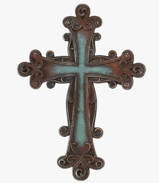 Turquoise Wall Cross