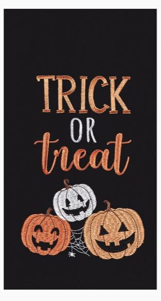 Halloween Trick or Treat Jack-O'-Lanterns Kitchen Towel