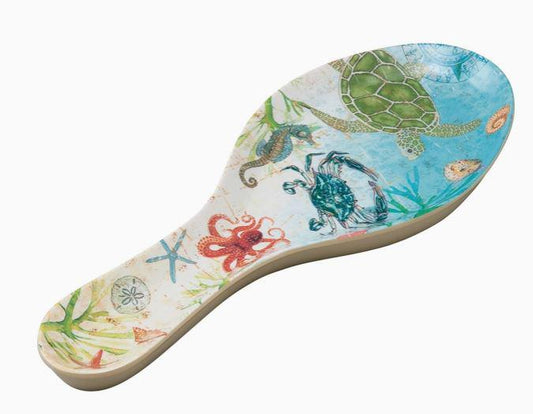 Sealife Melamine Spoon Rest