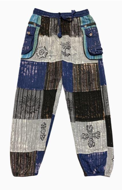 Bohemian Patchwork Cargo Pant