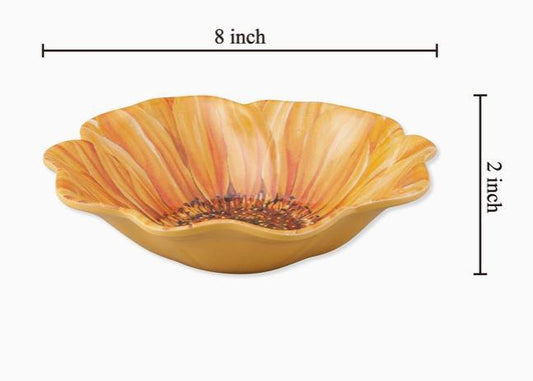 Sunflower 8" Melamine Bowl