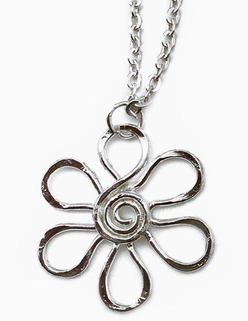 Silver Plated Necklace - Smaller Size Daisy