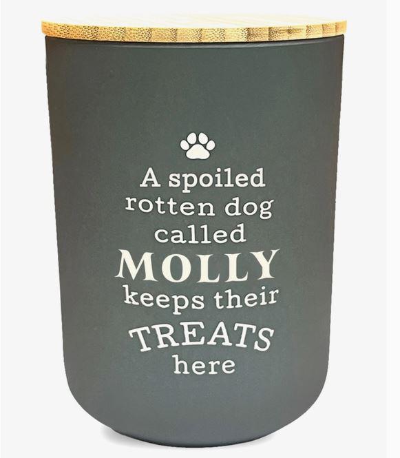 Dog Treat Jar Molly