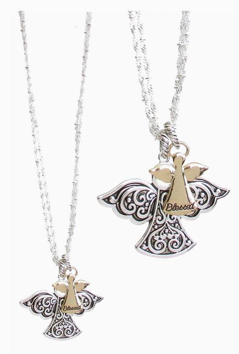 Designer Angel Pendant Necklace