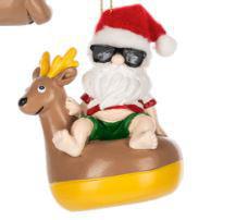 Santa Out of Office Ornaments