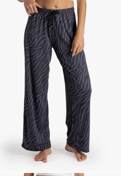 Hello Mello Wild Night in Lounge Pants - Zebra