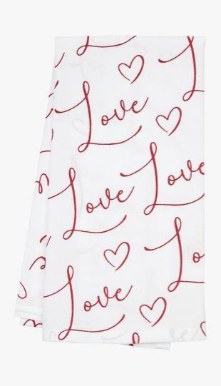 Valentine's Day Love Heart Kitchen Towel