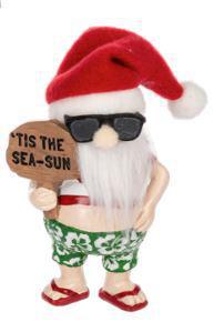 Santa Out of Office Figurines