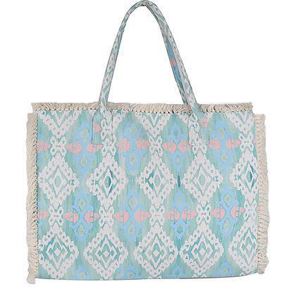 BOHO PATTERN FRINGE BAG