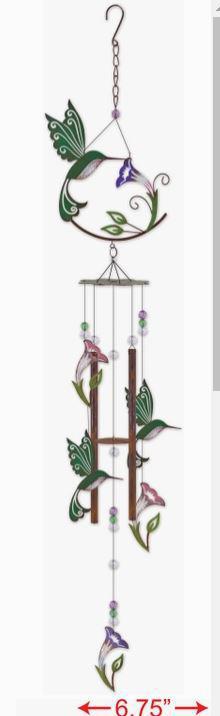 Hummingbird w/ Flower Chime