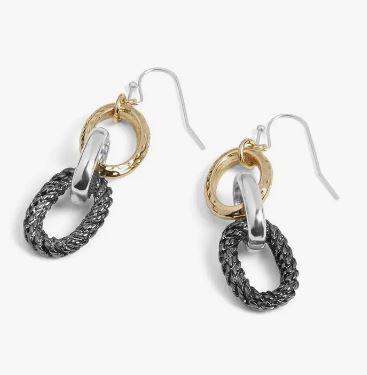 3 Link Earrings