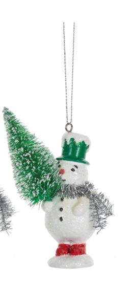 Vintage Snowman Ornament