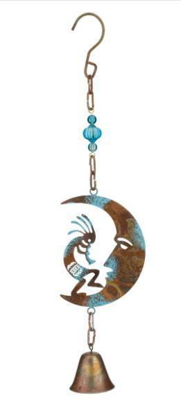 Metal Garden Bell - Kokopelli