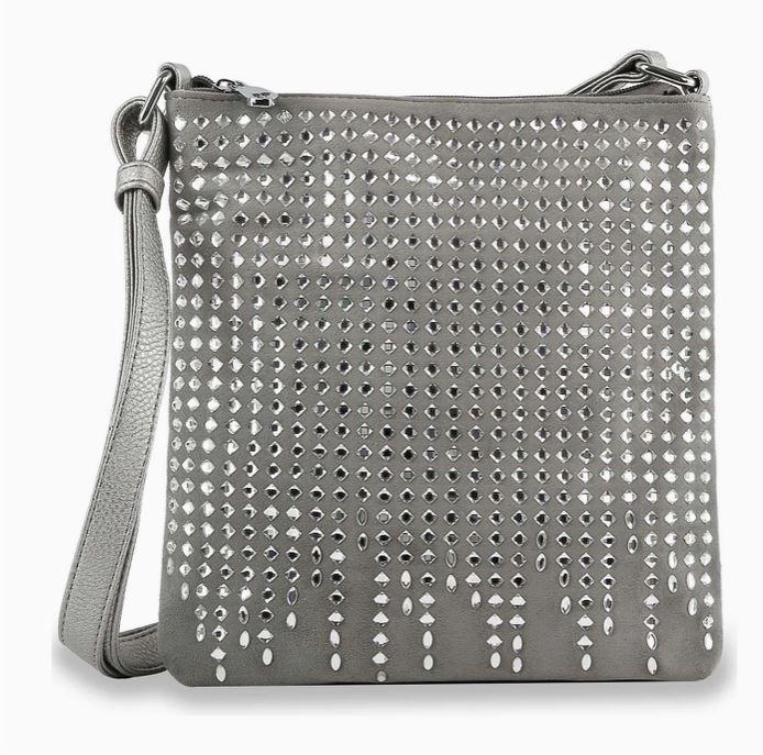 Dazzling Rhinestone Crossbody Sling