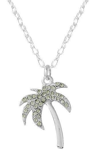 Tropical Pave Stone 16+3" NK - Palm Tree