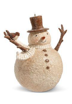 4.75" WHIMSICAL SNOWMAN ORNAMENT