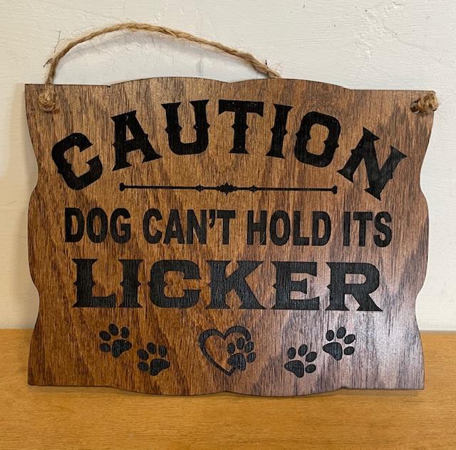 Engraved Wood Sign