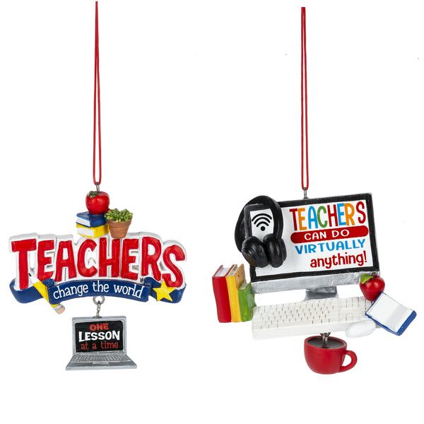 Virtual Teacher Ornaments