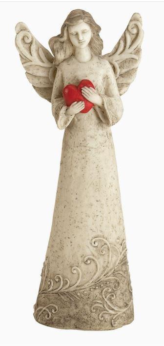 Angel I'll Hold You in My Resin Heart 6"