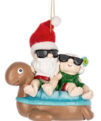 Santa Out of Office Ornaments