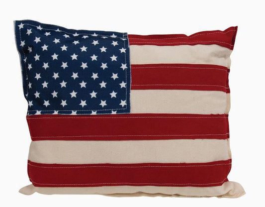 Patriotic Flag Fabric Pillow