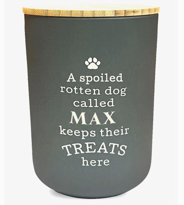 Dog Treat Jar Max