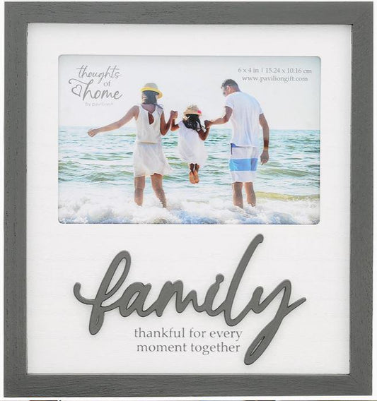 Family - 7.75" X 8.25" Frame (Holds 6" X 4" Photo)