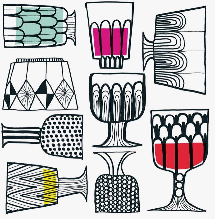 Paper Cocktail Napkins Pack of 20 Marimekko Kippis