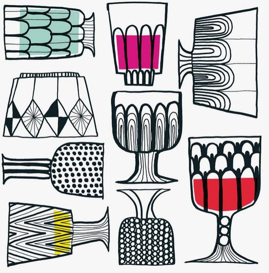 Paper Cocktail Napkins Pack of 20 Marimekko Kippis