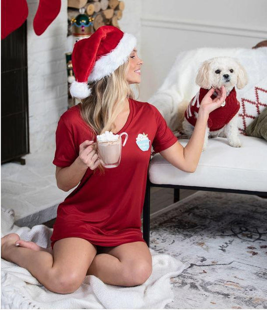 Hello Mello Holiday Sleep Shirts Christmas Cheer