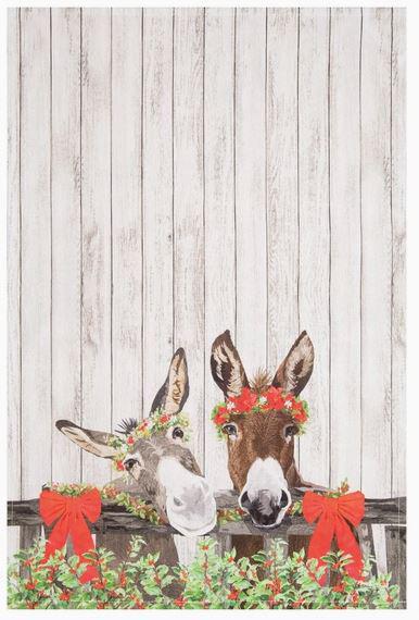 Christmas Donkey Kitchen Towel