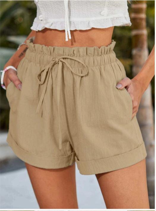 Solid Color Loose Casual Fashion Shorts