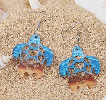 Bohemian Ocean Wind Acrylic Earrings