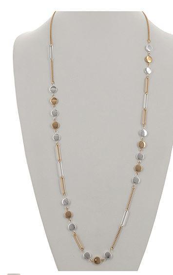 STATION CHAIN LONG NECKLACE