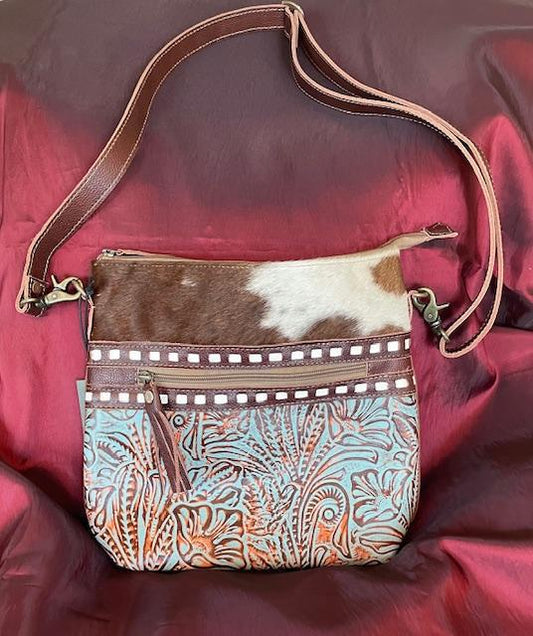 DELPHINE CANVAS & HAIRON BAG