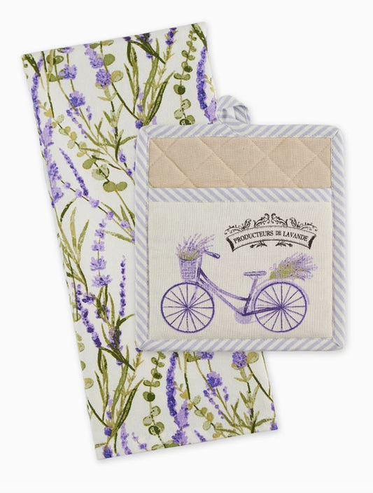 Provence Lavender Potholder Gift Set