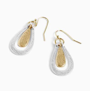 Swinging Teardrop Earrings