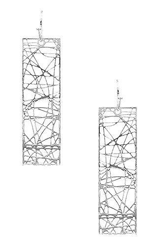 RANDOM LINES RECTANGLE FILI EARRING