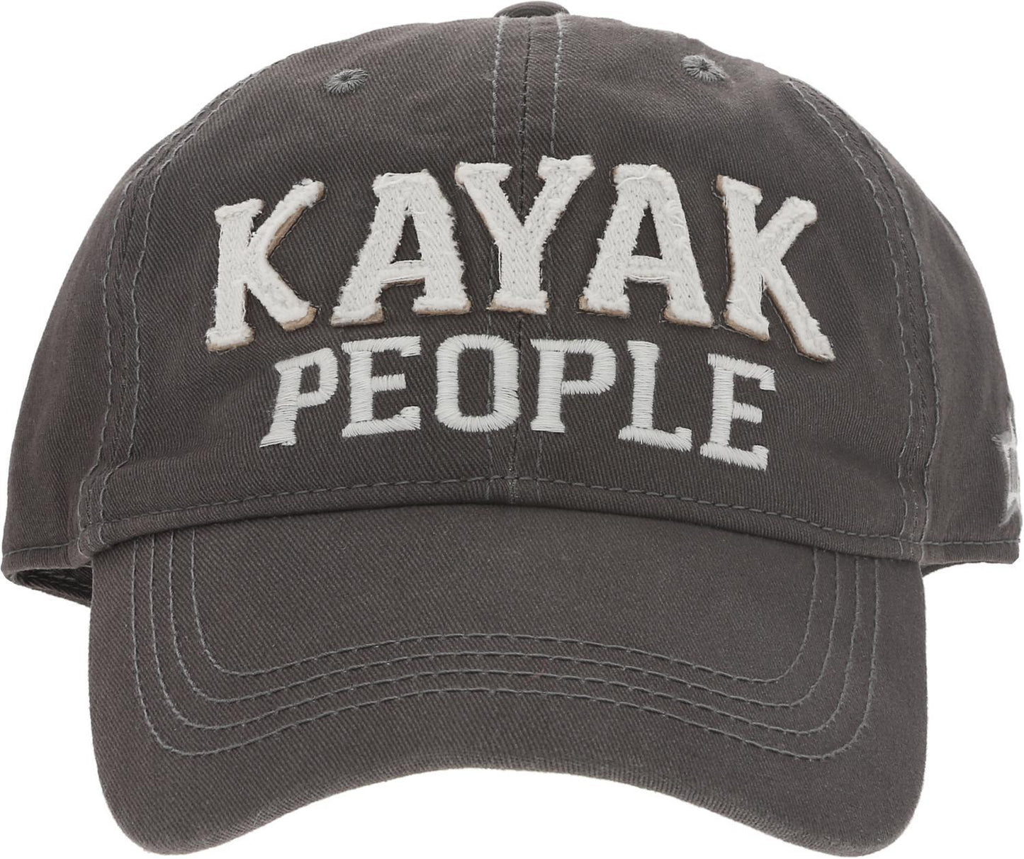 Kayak People - Dark Gray Adjustable Hat