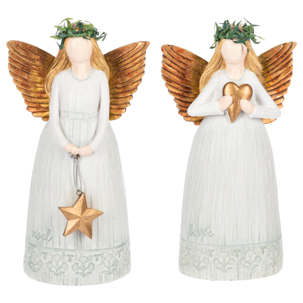 Angel Figurines - Noel & Hope